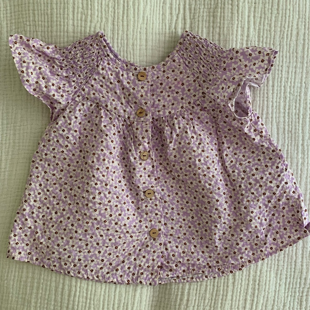 Zara floral top